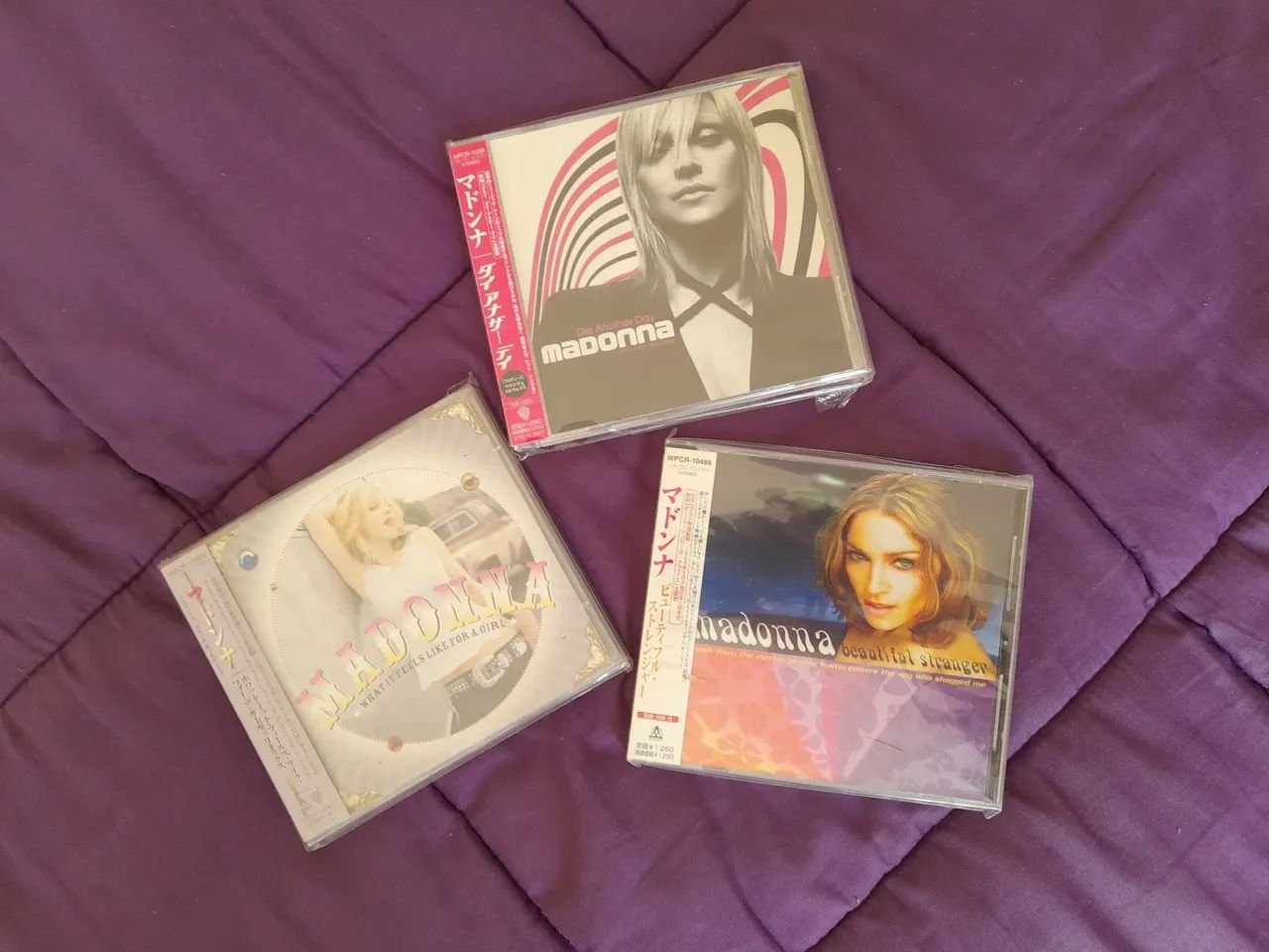 Madonna Lote CDs Singles Japan Edition com OBI. 