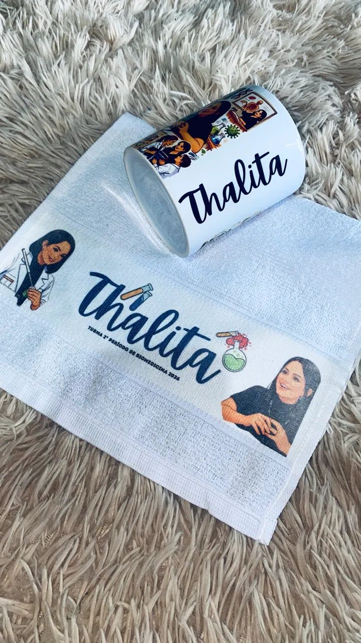 Kit presente toalha + caneca  - Foto 2