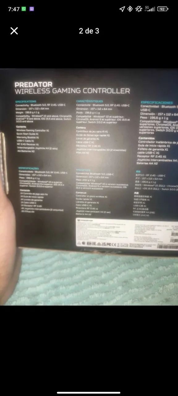 Controle gamepad - Foto 2