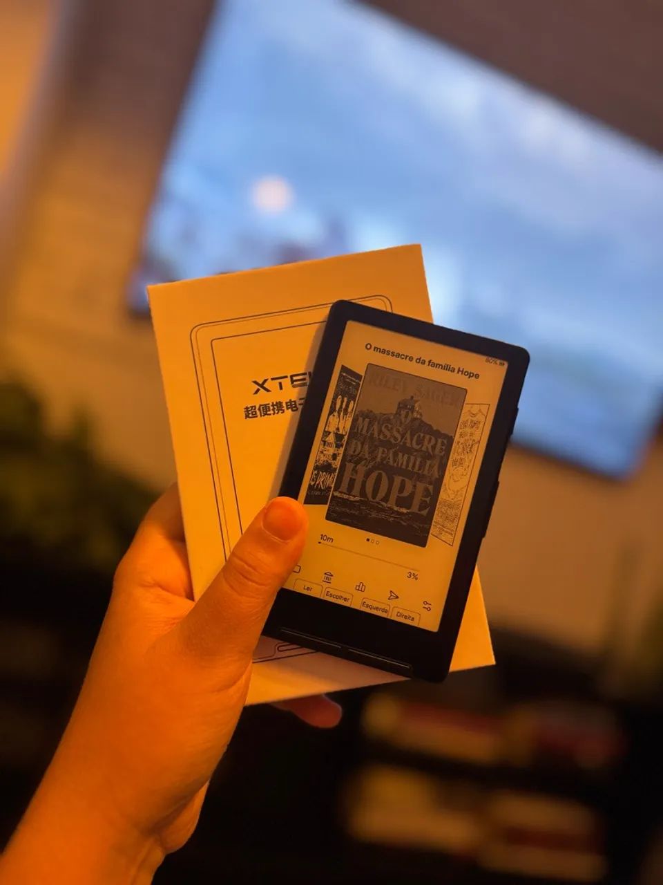 Xteink X4 E-Reader O menor leitor digital 