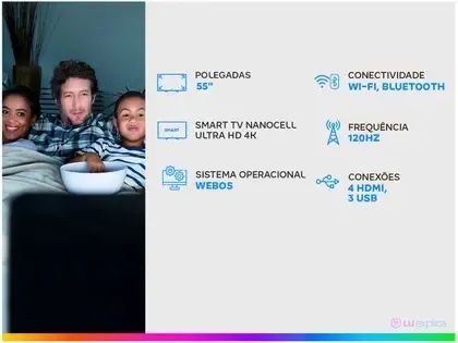 Smart TV 4K NanoCell IPS 55? LG 55NANO86SNA  - Foto 3