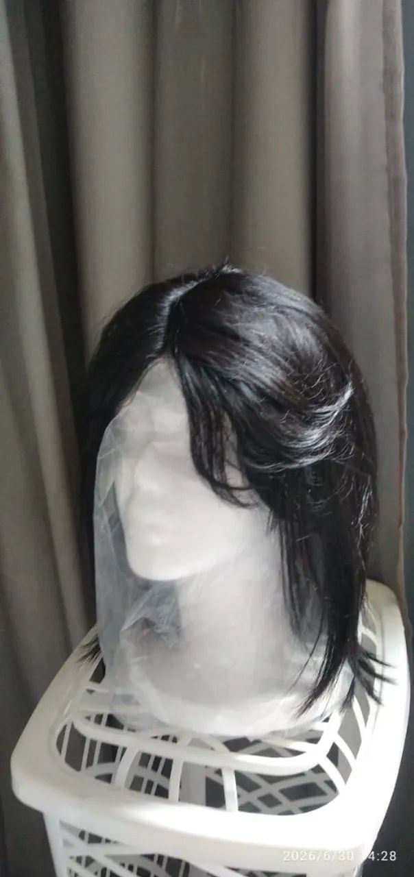 Peruca cabelo 100% humano