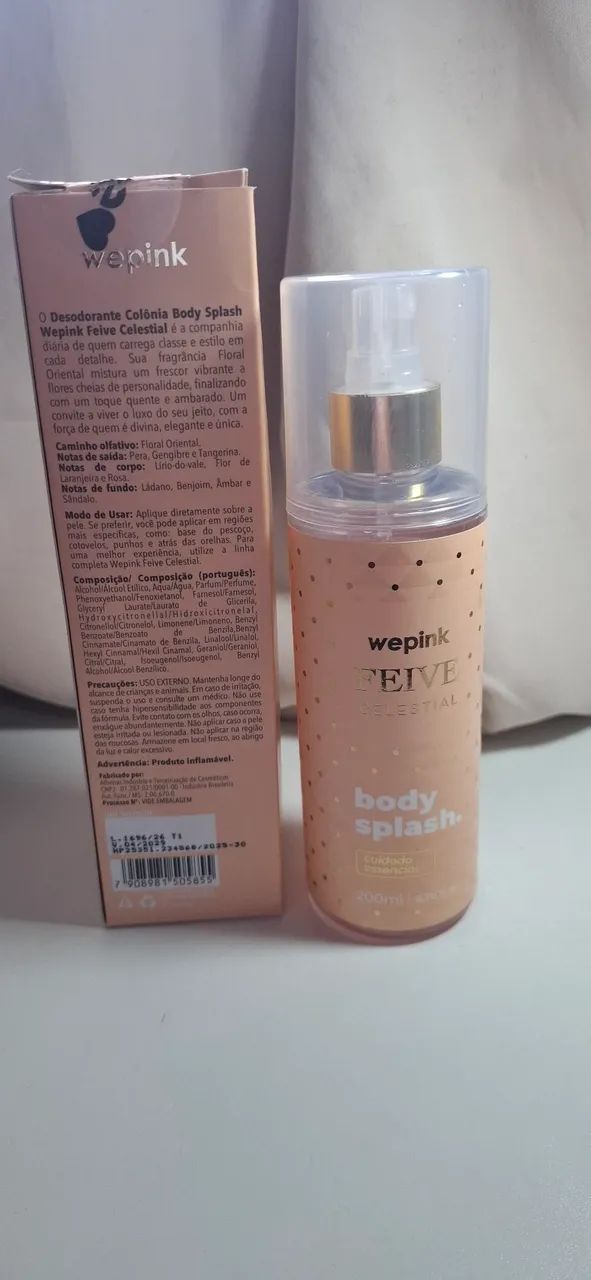 Body Splash Wepink - Feive Celestial  com Caixa Original