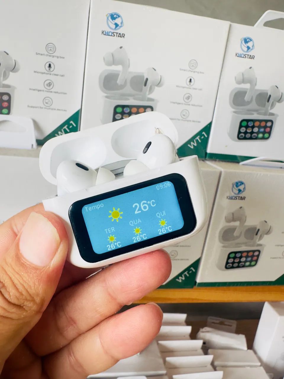 Fone de Ouvido Smart Pro com Tela Personalizável e Entrega Grátis em Recife - Foto 6