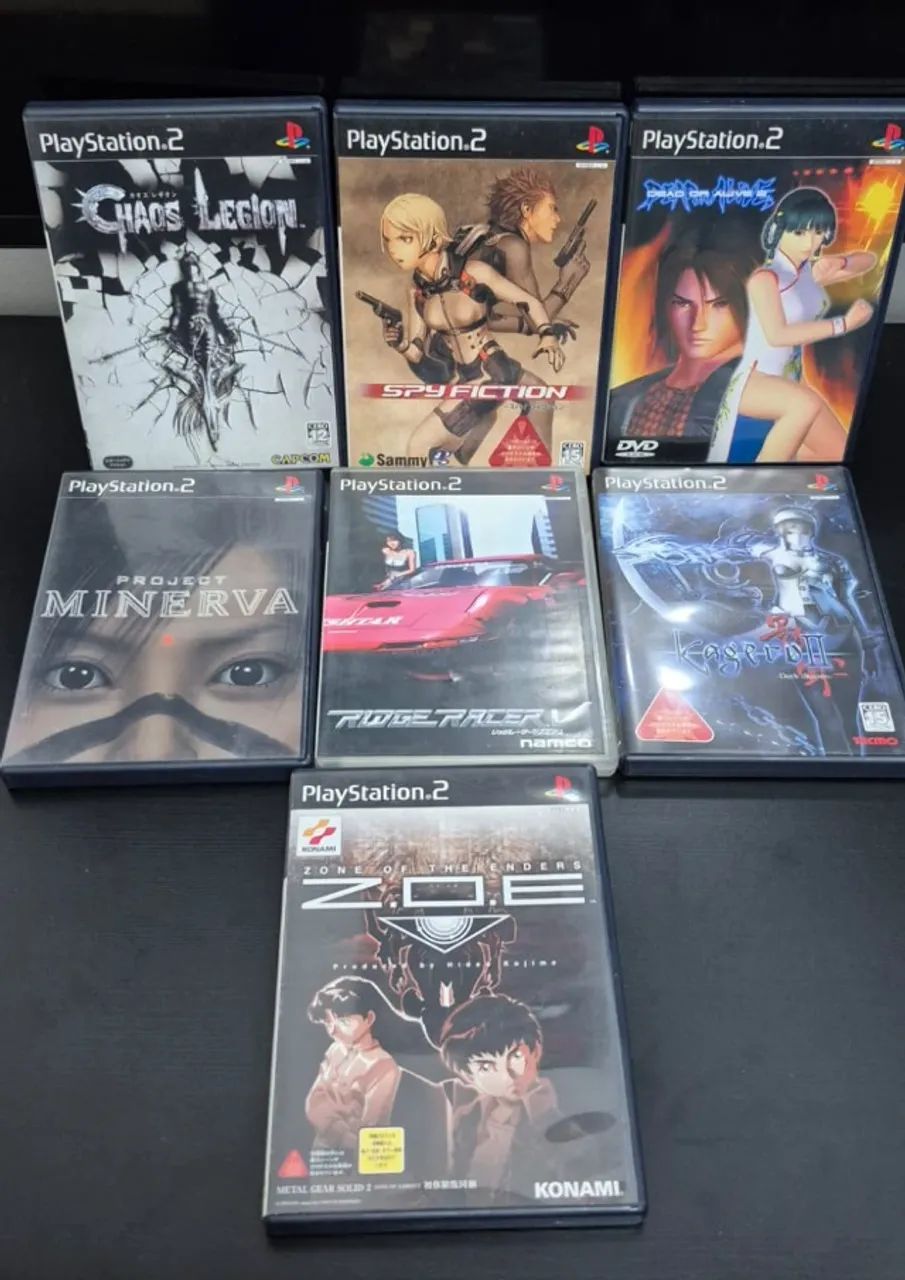 Lote 7 jogos originais japoneses raros - PS2 - Jogos de Vídeo Game