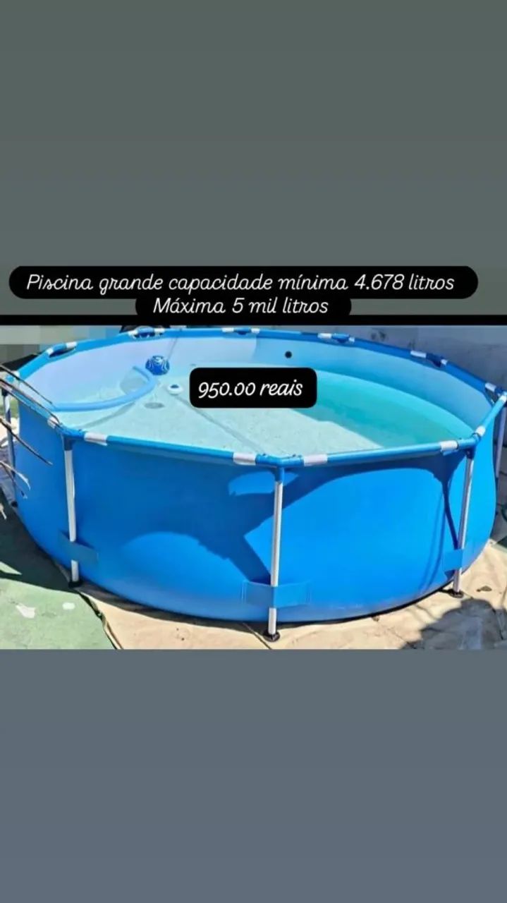 Piscina 5 mil litros 