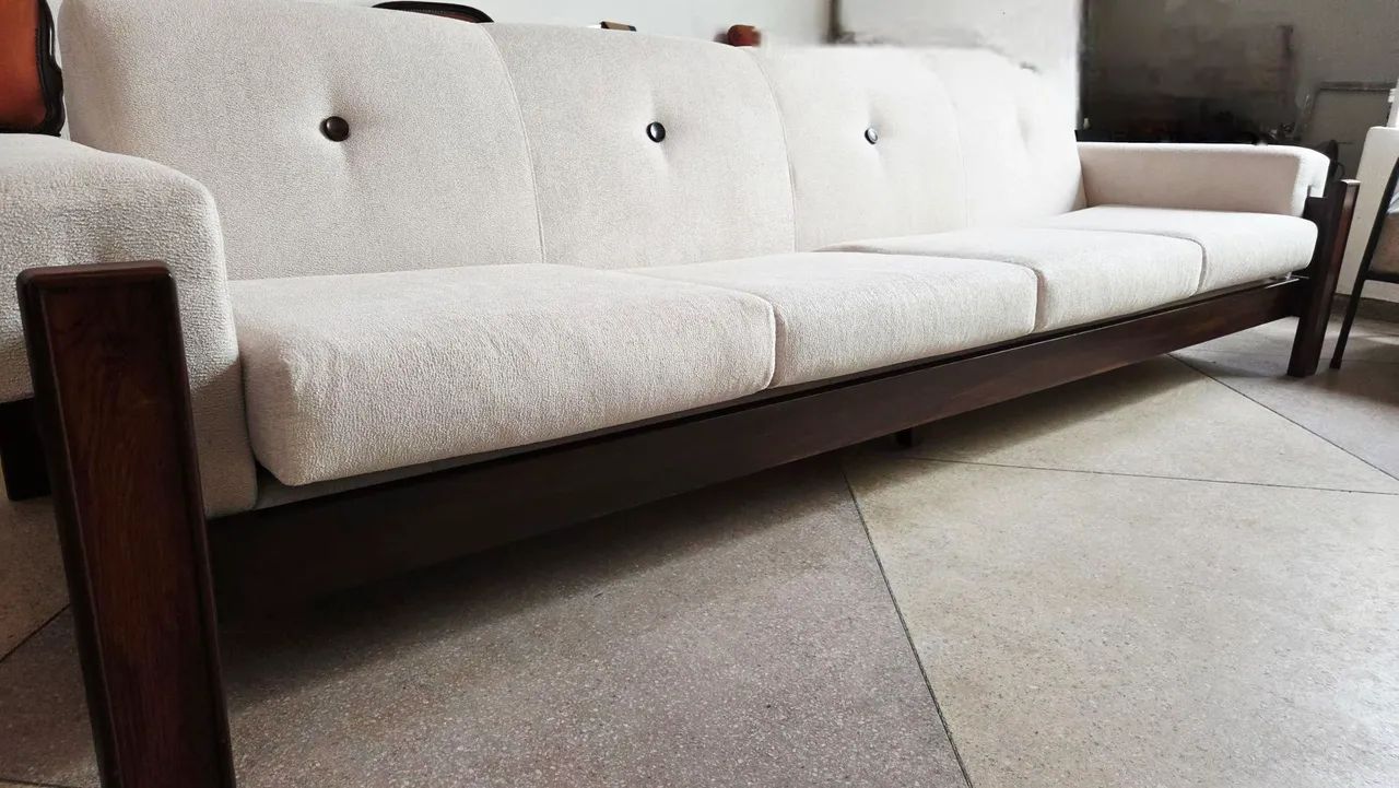 Sofá vintage atribuida a NOVO RUMO  - Foto 3