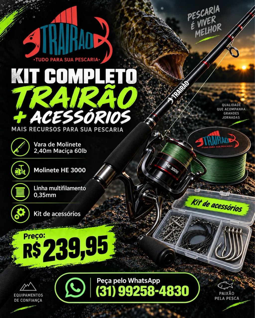 Kits de pesca completos - Foto 2