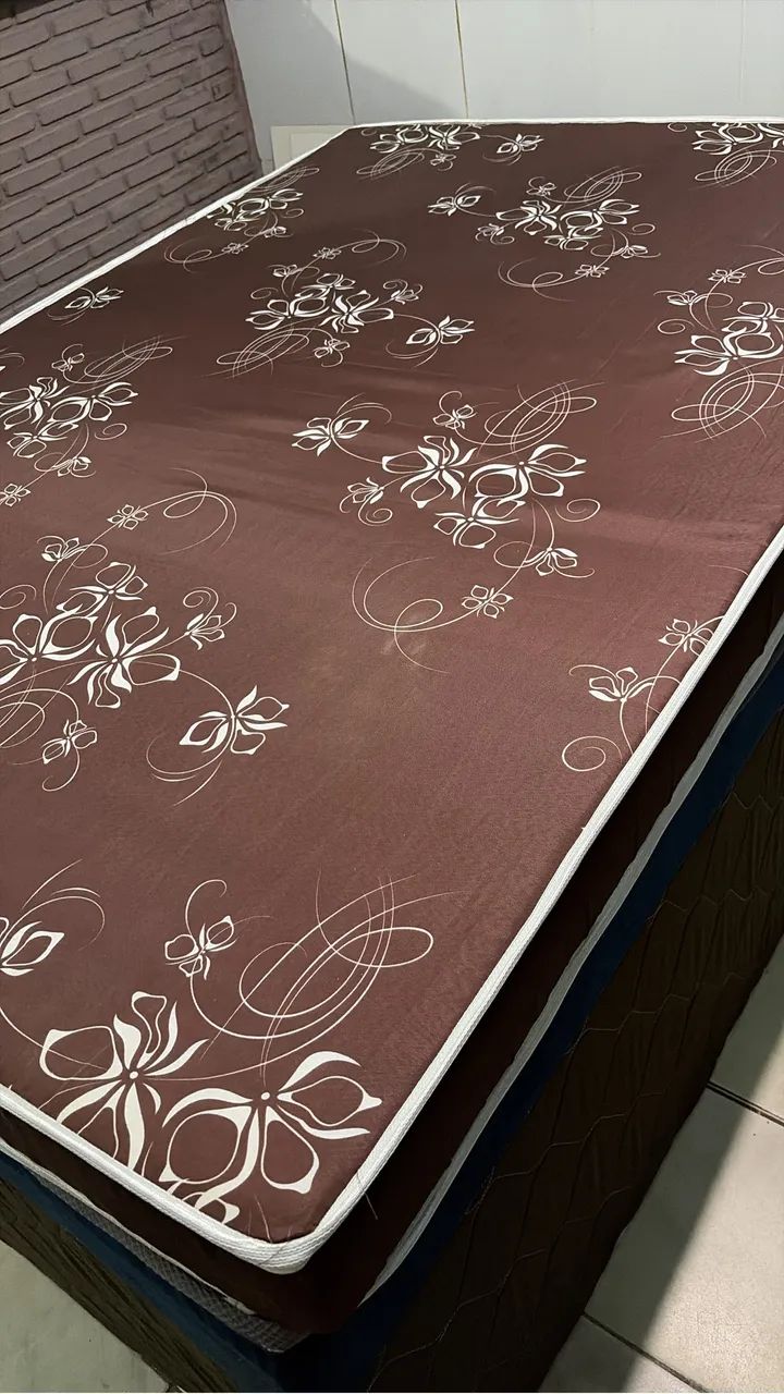 CAMA NOVA COM COLCHÃO 