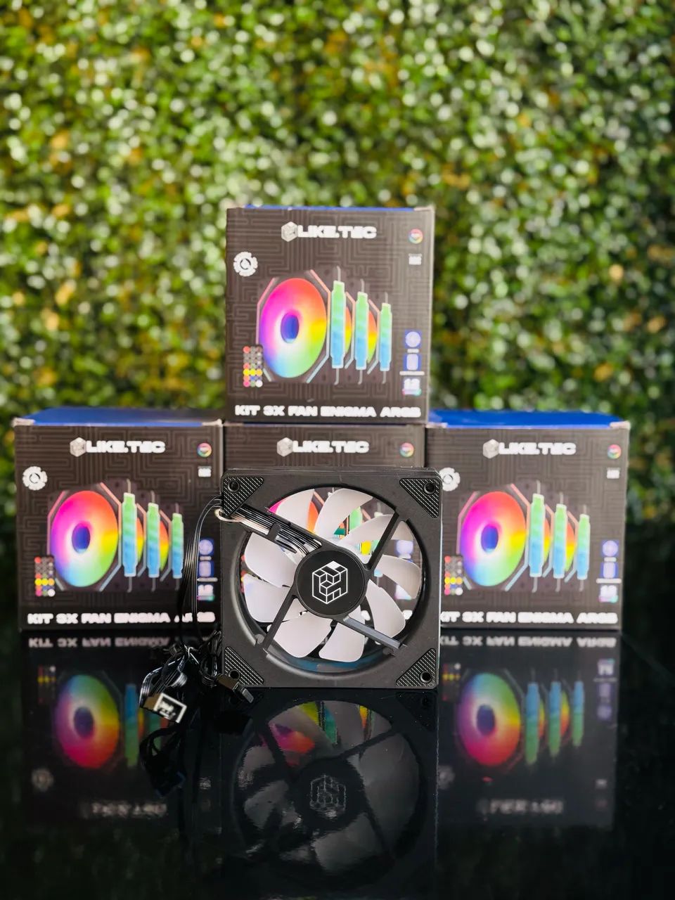 KIT 3 FANS ENIGMA ARGB - LIKE TEC (NOVA)  - Foto 3