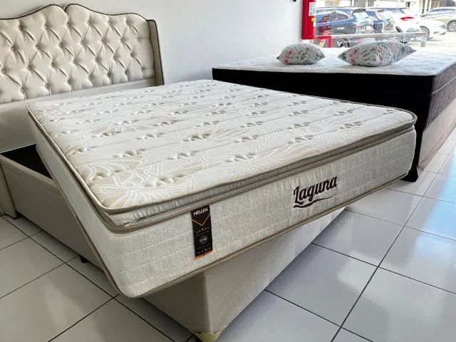 Colchão de Casal Novo Molas Ensacadas Pillow Top Conforto Médio, Em 12x sem juros! 
