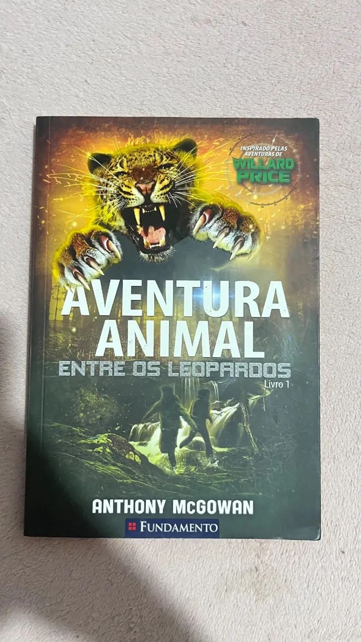 livro aventura animal entre os leopardos