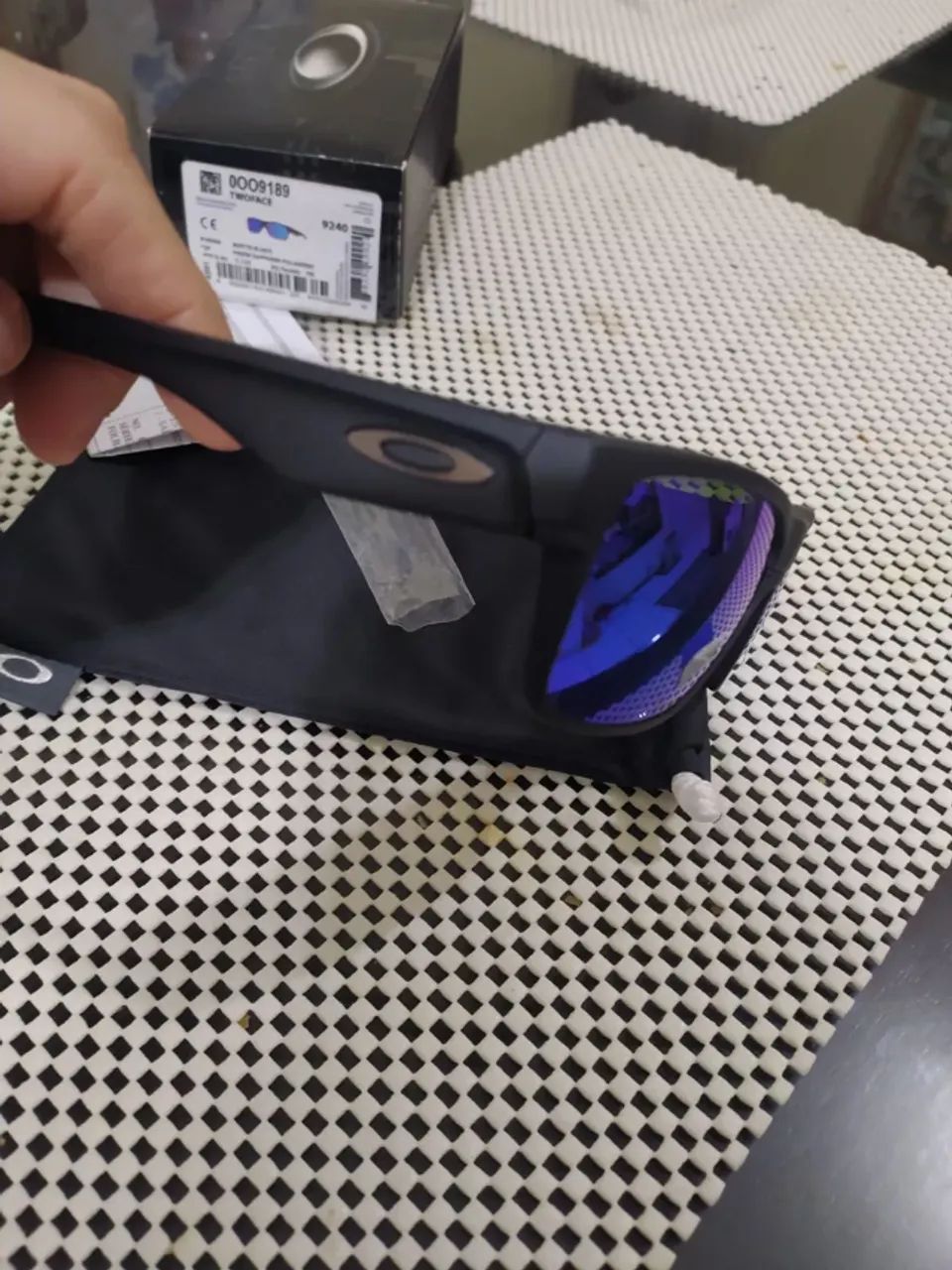 Oculos Oakley Two Face - Azul Sapphire - Foto 5