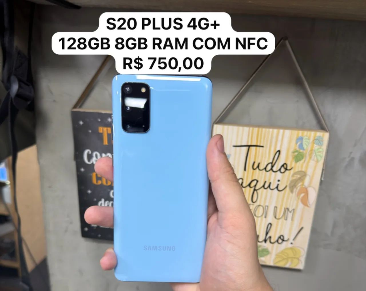 SAMSUNG S20 PLUS 128GB 8GB RAM COM GARANTIA  - Foto 2