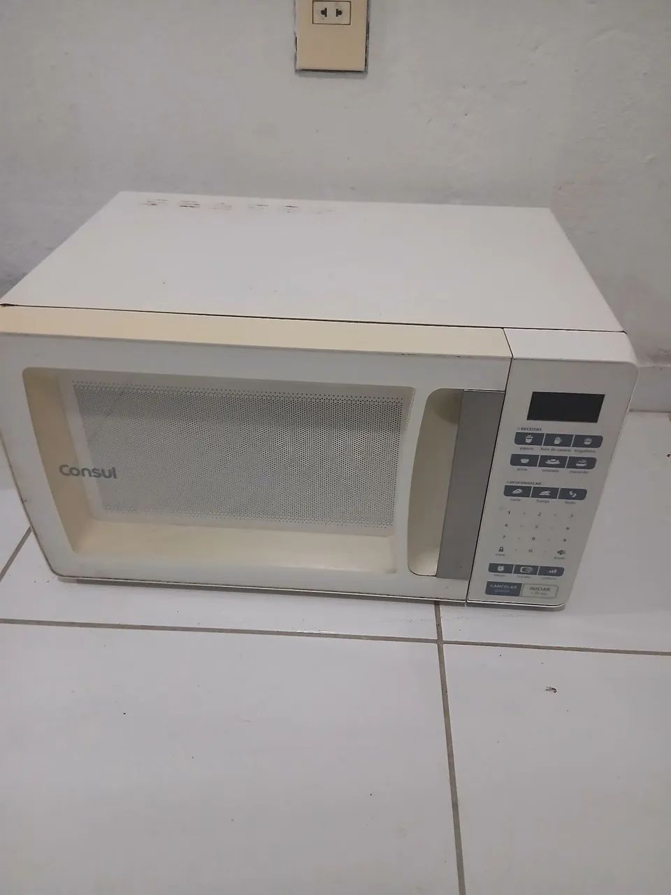 Micro-ondas funcionando normalmente 