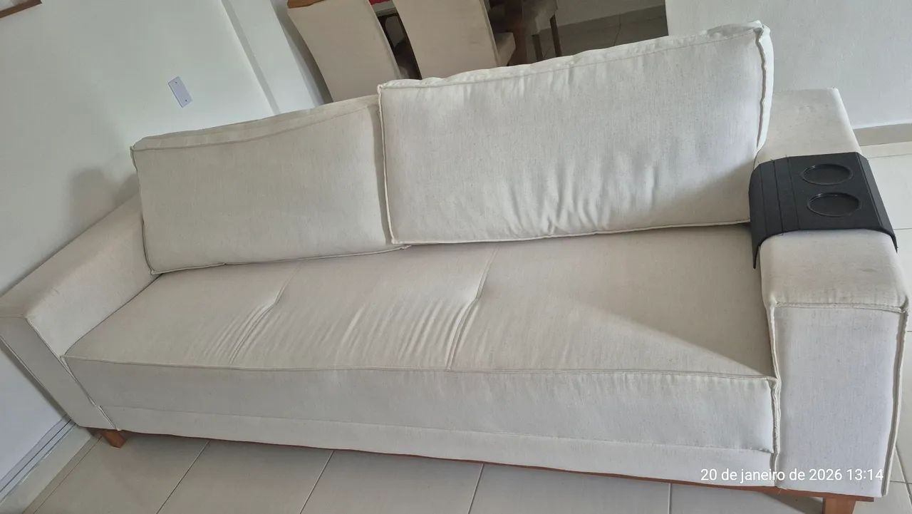 Sofá de linho office write65570217640449120