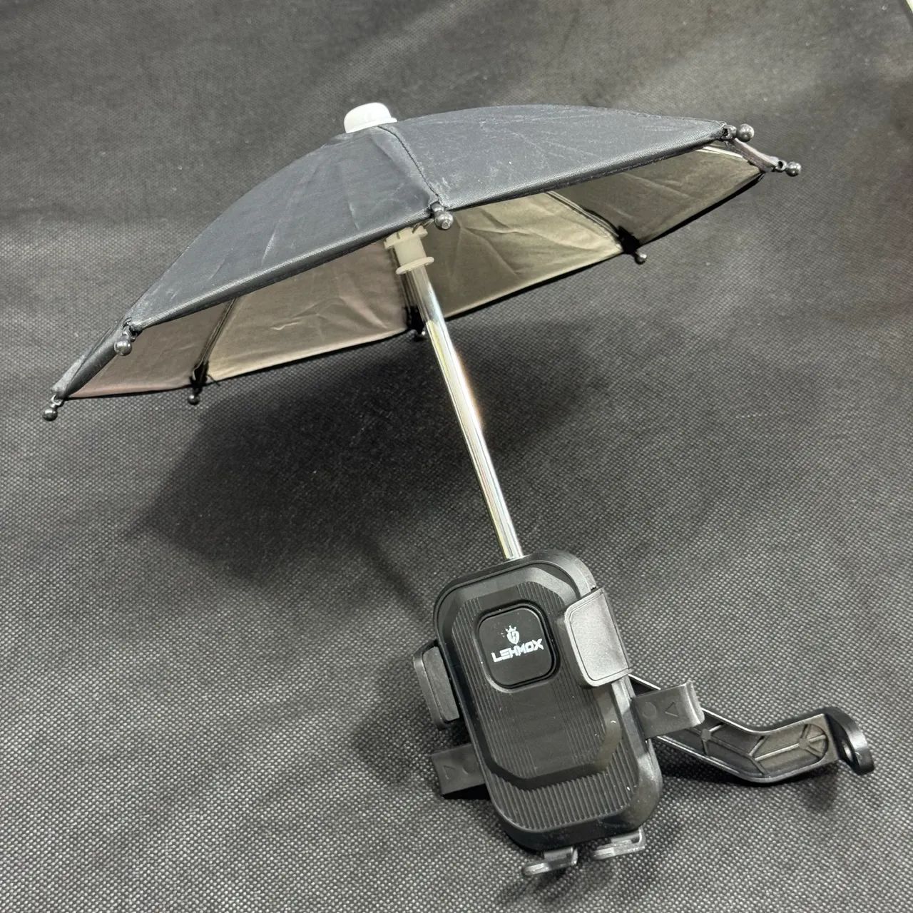 Suporte de moto guarda-chuva para celular  - Foto 2