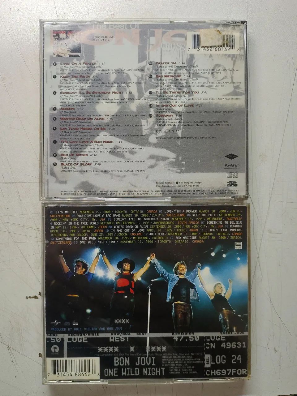 CDs - Bon Jovi - On Wild Night e Cross Road - Foto 2