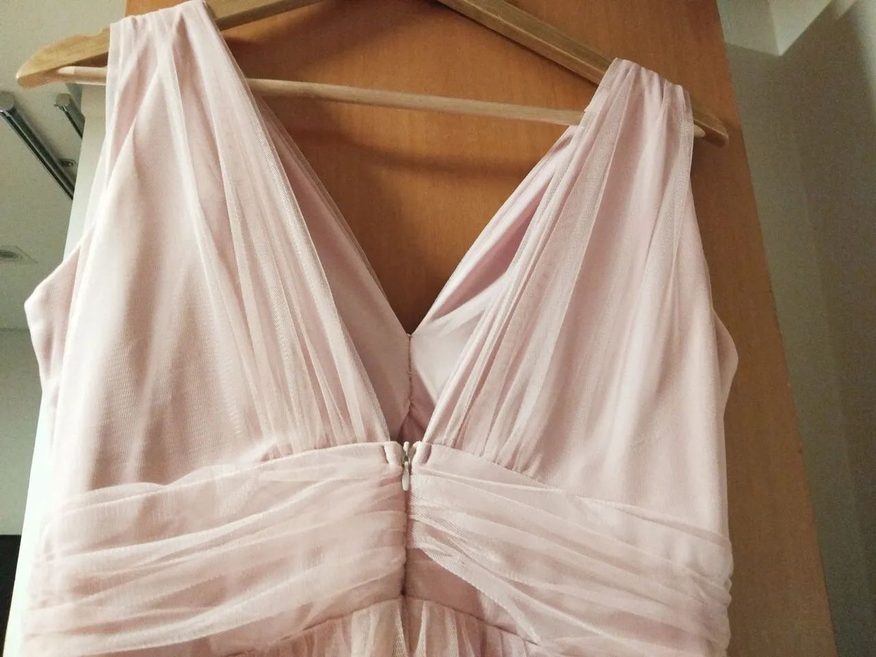 Vestido longo rosa bebê  - Foto 4