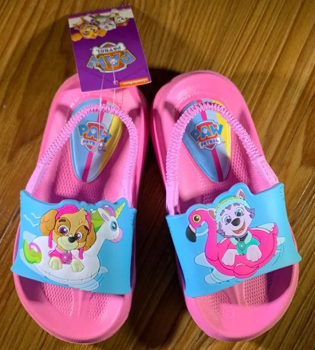 Chinelo Patrulha Canina tamanho 20-21 e 22-23 importados (novos) - Foto 2