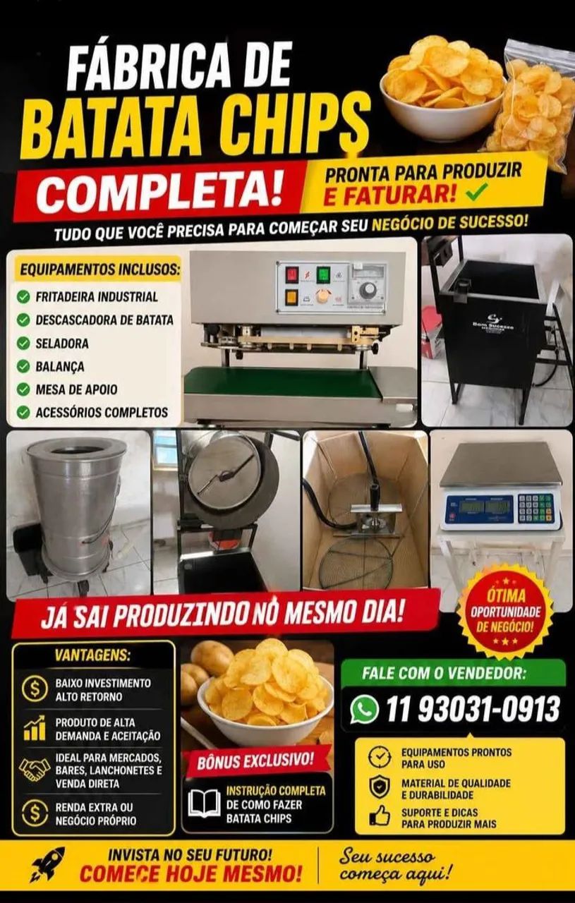 Maquinario para batata chips - Foto 5