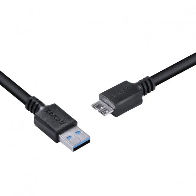Cabo para Hd Externo Usb a 3.0 Macho para Micro Usb b 3.0 (10 Pinos)Macho *ENTREGA GRÁTIS* - Foto 3