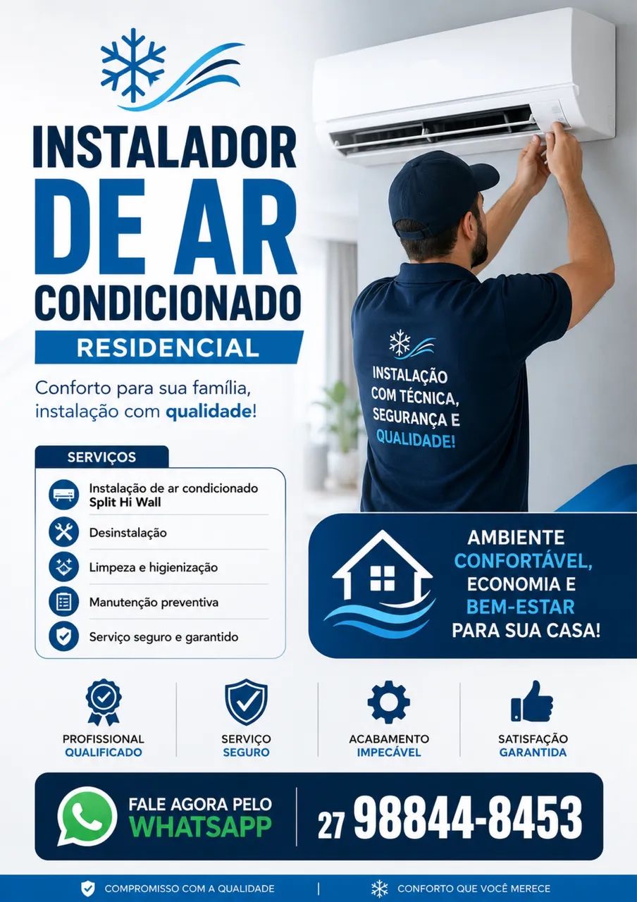 Instalador de ar condicionado 