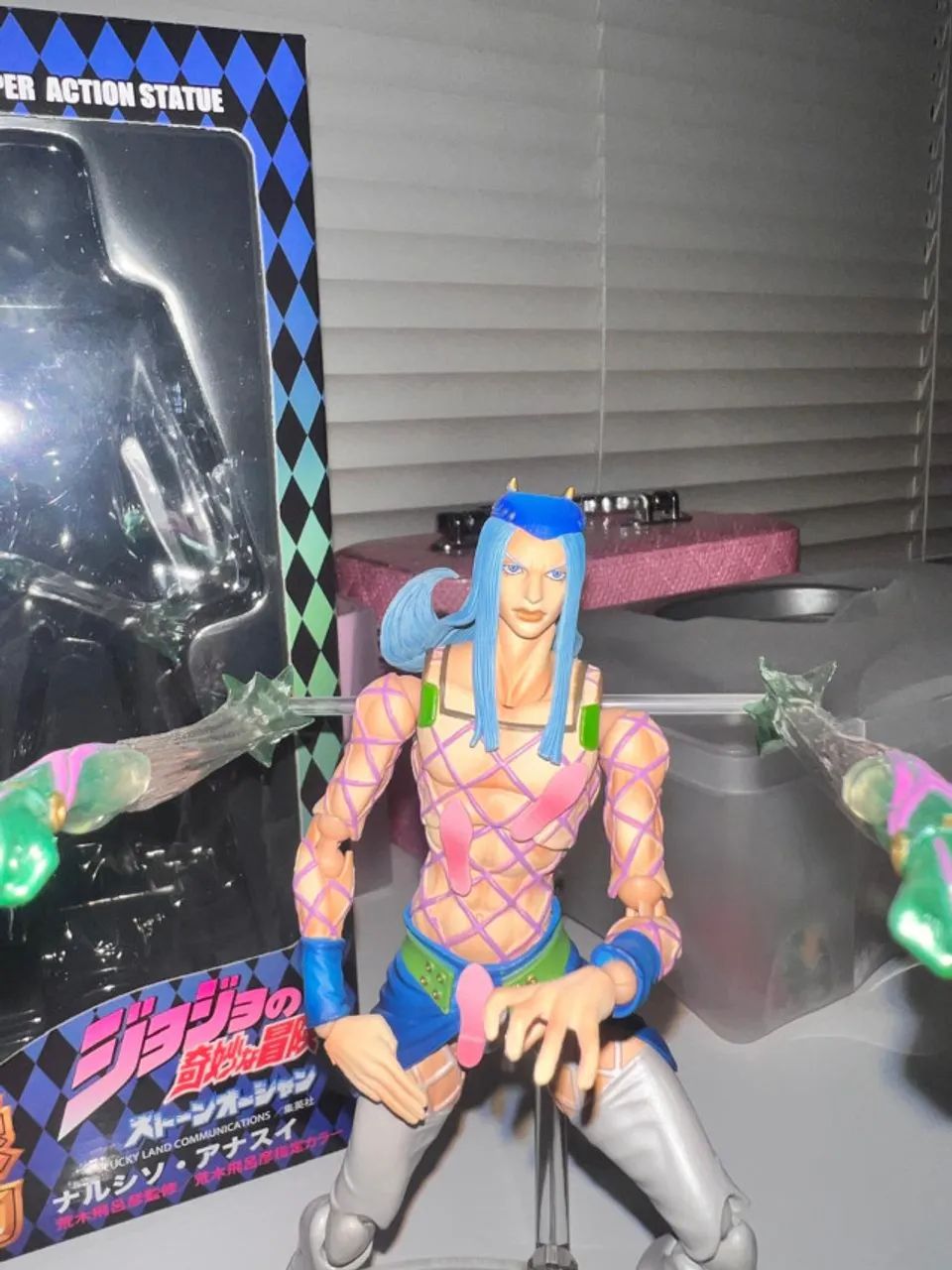 Jojo action figure original sas anasui