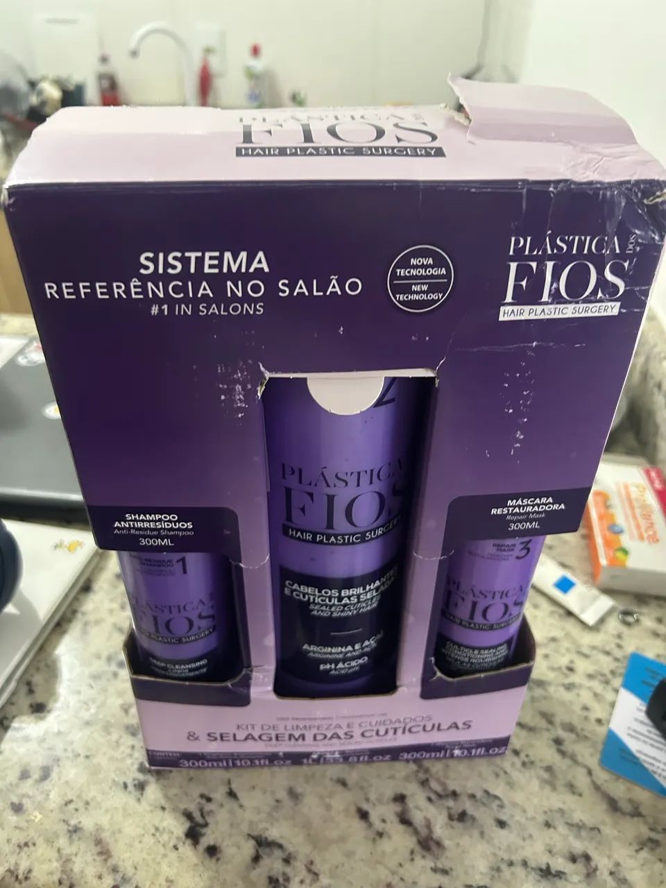 Kit Capilar Plástica dos Fios Cadiveu 3 Passos