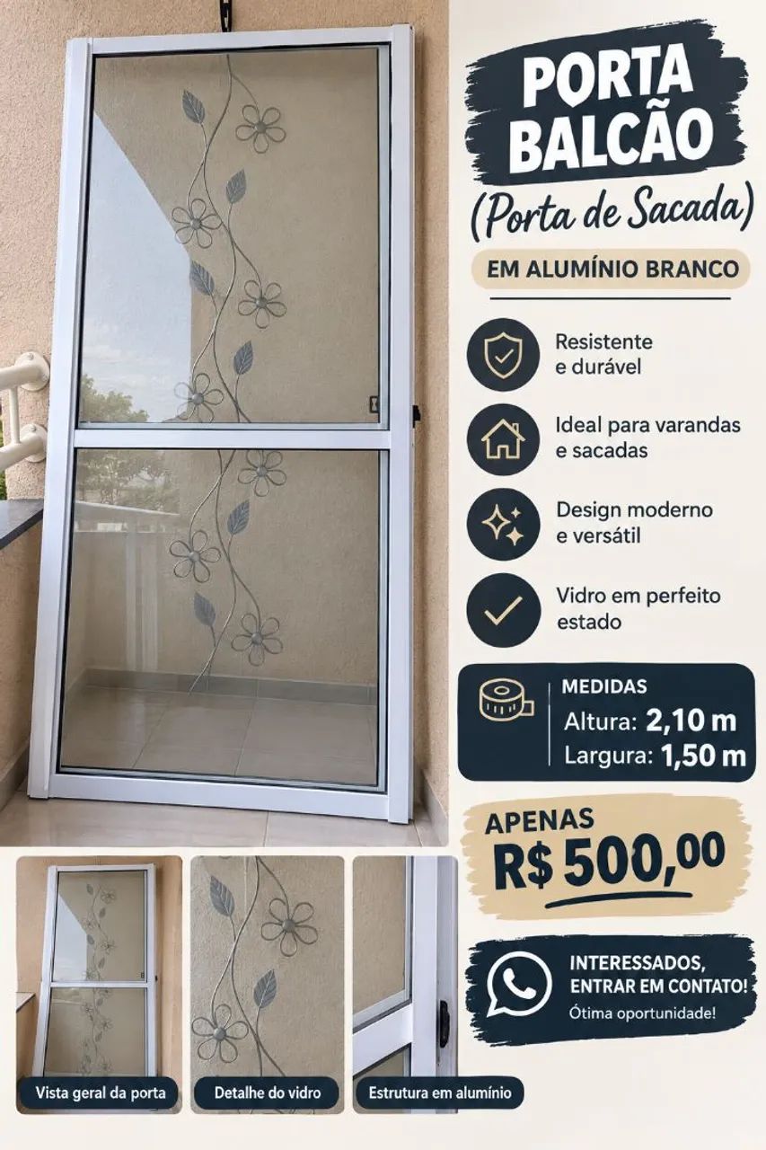 Porta Sacada - Foto 3