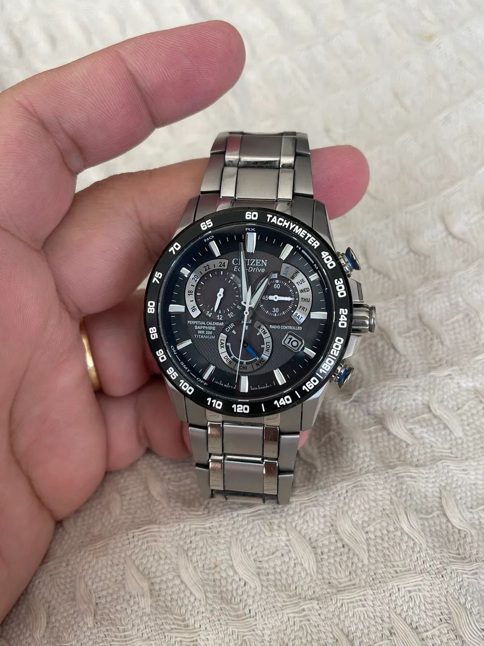 Relógio Citizen Eco-Drive AT4010-50E Titanium - Seminovo