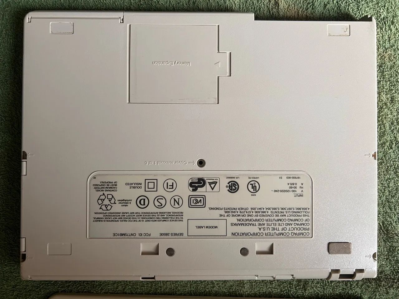 Carcaça completa - notebook Compaq LTE elite 4/75cxl Perfeita! - Foto 5