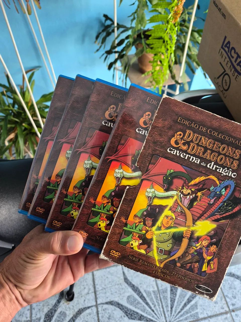 Dvd original e completo caverna do dragao 
