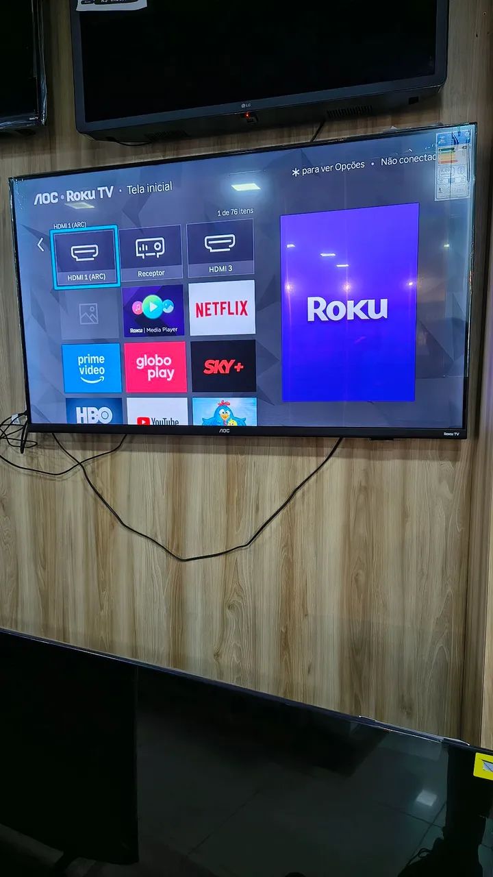 SMART TV AOC 43P - EM LOJA - Foto 2