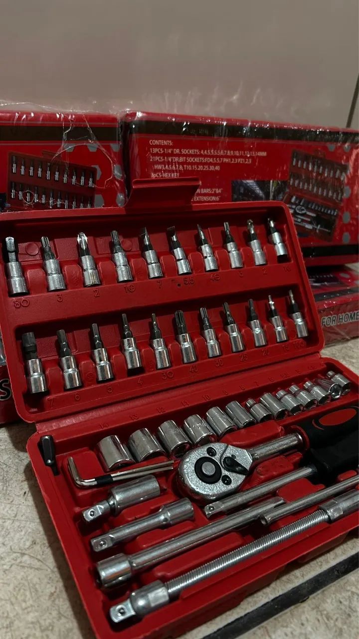 Kit de ferramenta 46 peças - Ferramentas de Construção - Jardim