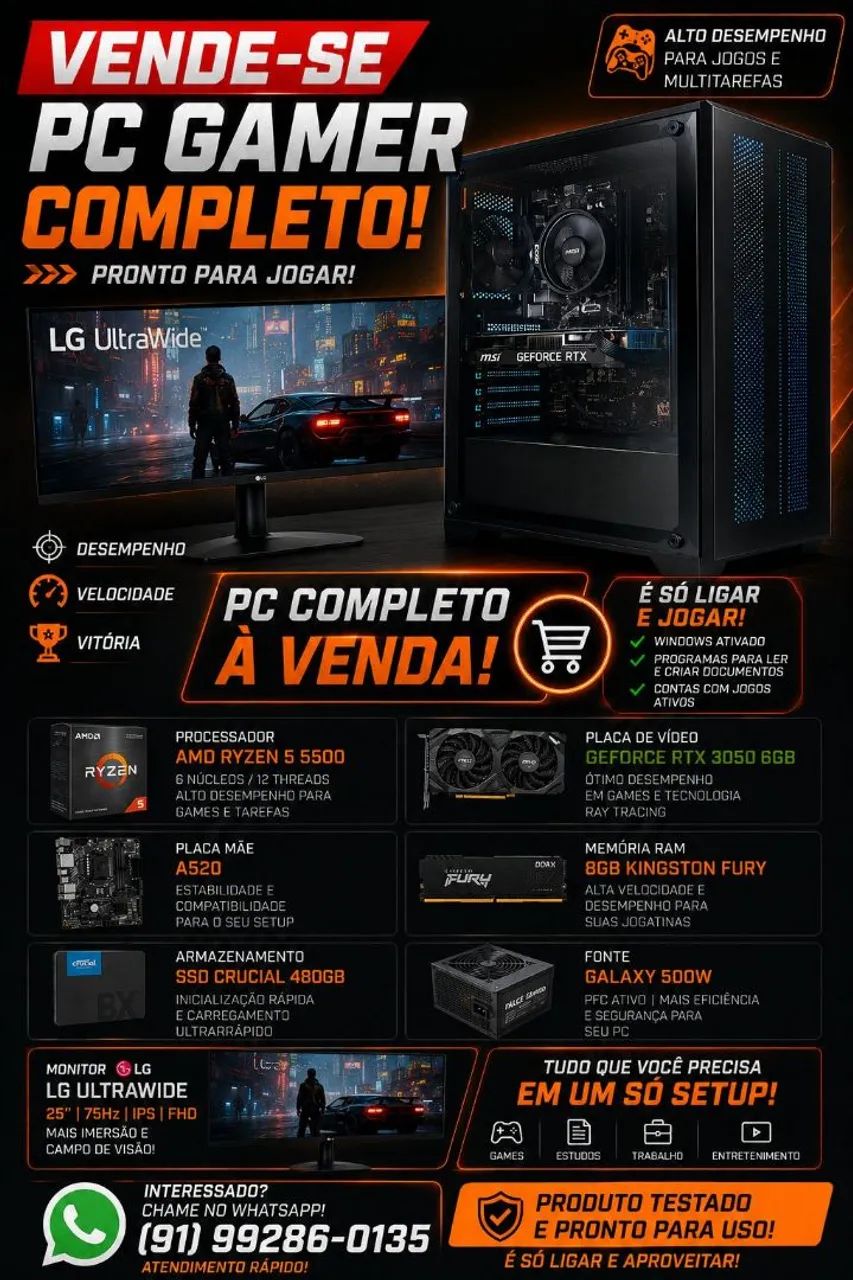 Pc gamer completo