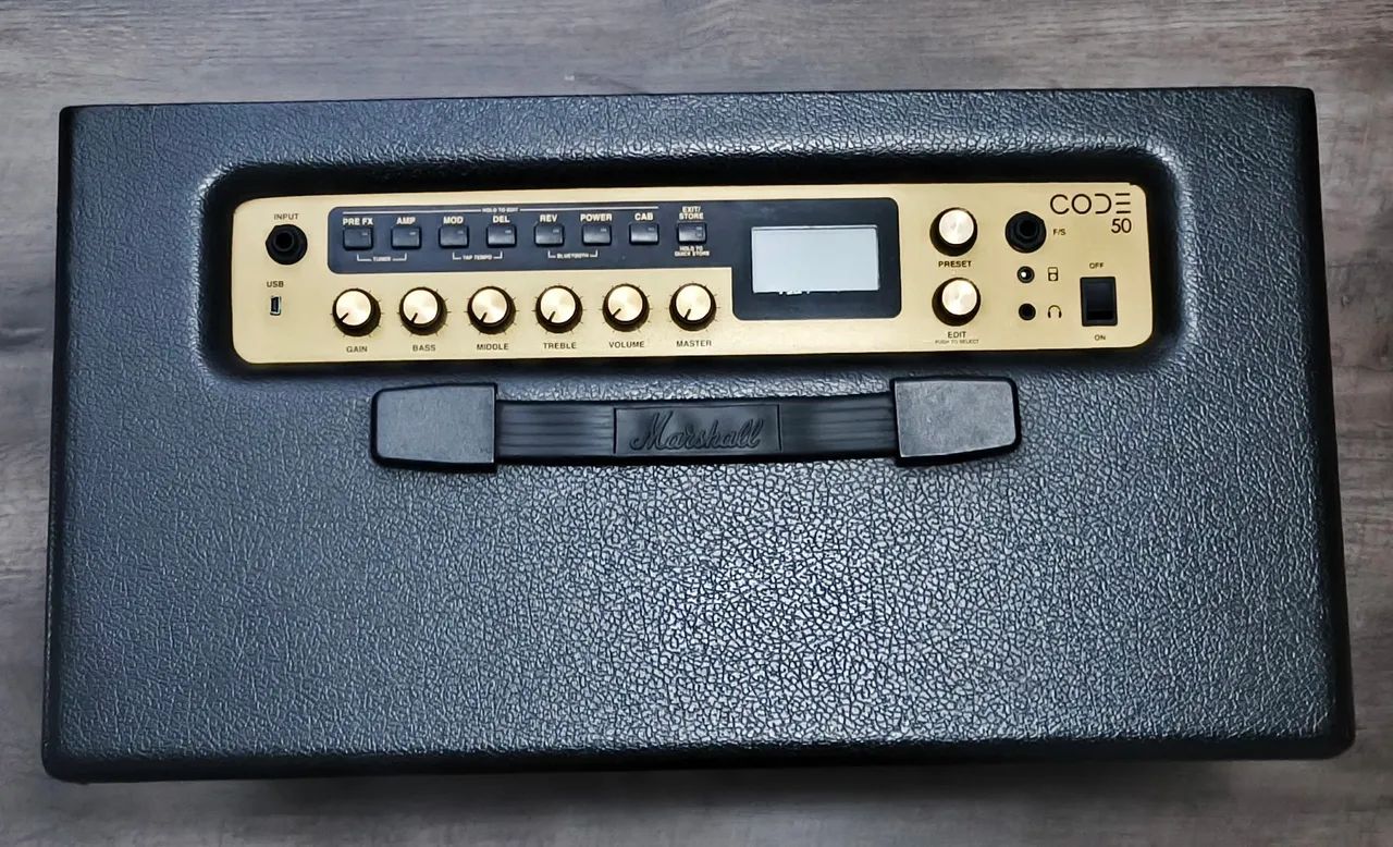 Amplificador Marshall Code 50 (com footswitch)