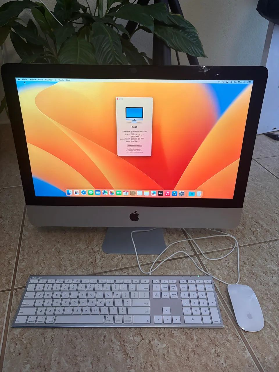 Apple iMac 21.5インチ (macOS Ventura) iMac 21,5? 2017 | Intel Core i5 2.3GHz | 8GB RAM | macOS Ventura