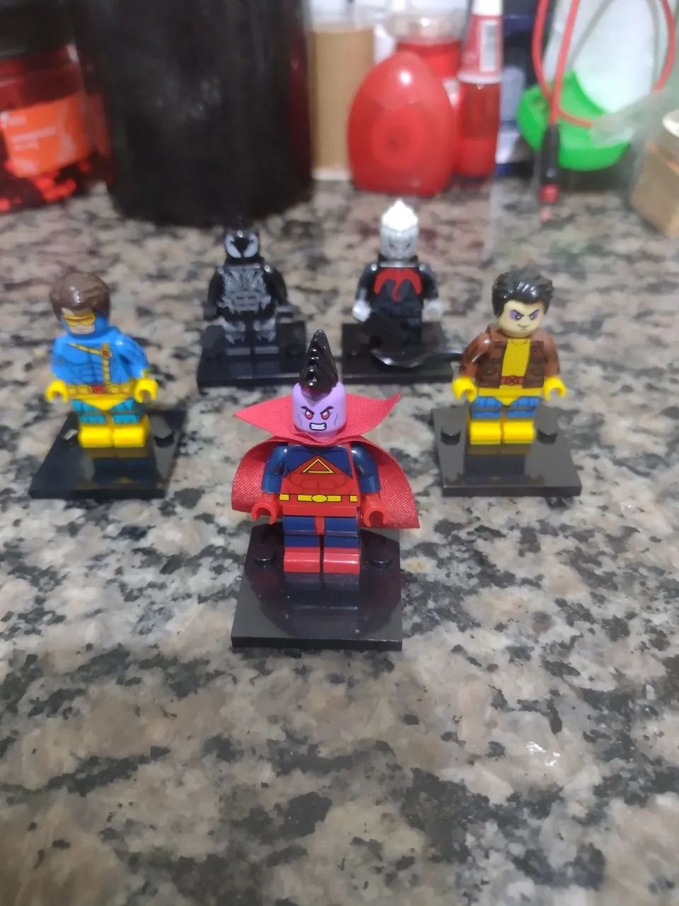 Conjunto de Blocos de Montar Marvel e DC Super Heróis e Vilões. - Foto 2