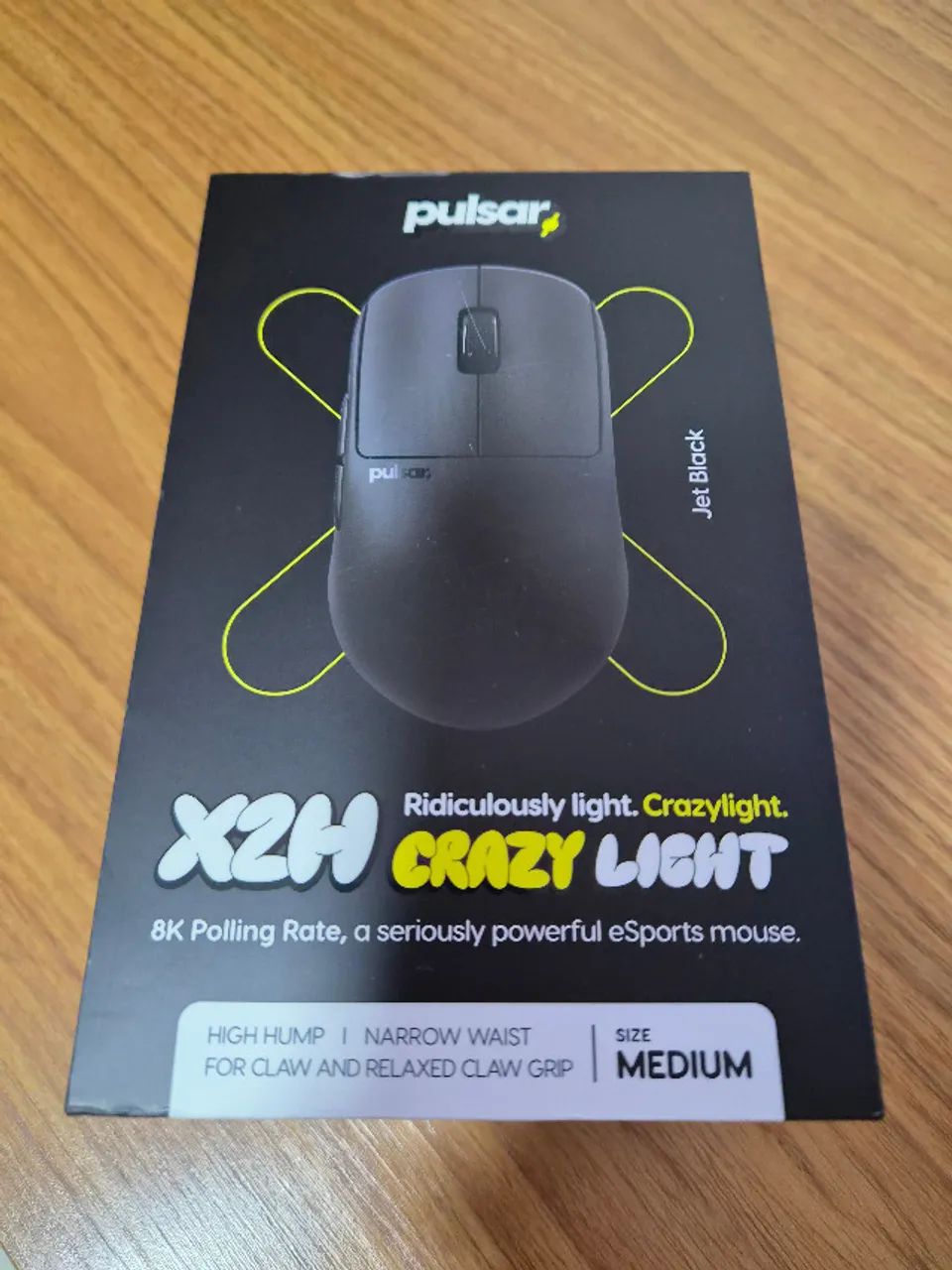 Mouse Pulsar CrazyLight X2H Medium Preto