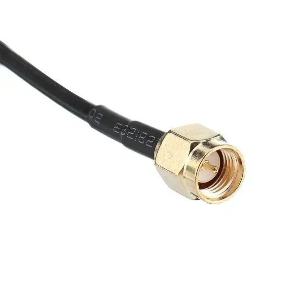 Kit com 8 Antena SMA 433 MHz com Conector Macho 12dBi Cabo 3M - Foto 2