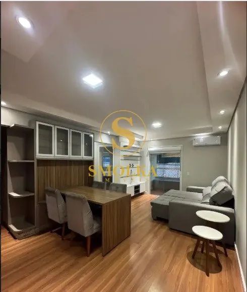 apartamento com 2 dormitorios sendo 1 suite mobiliado