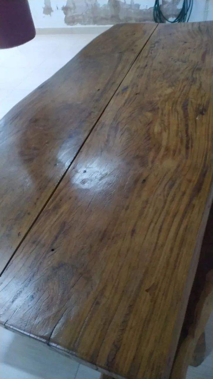 Mesa de madeira com bancos  - Foto 5