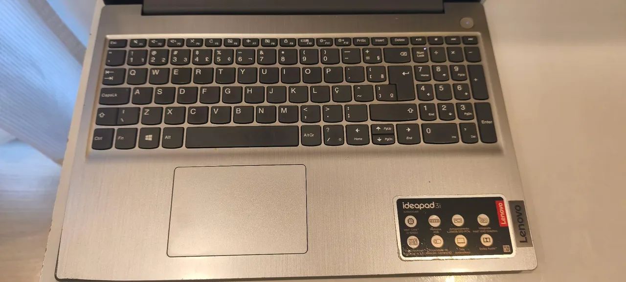 Notebook Lenovo core i3 10° geração 4gb de ram SSD NVME 256gb - Foto 3