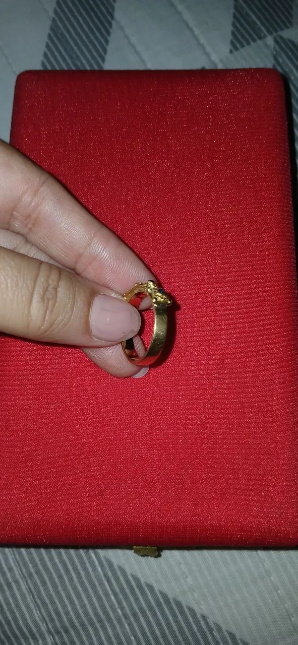 Anel de Ouro com pedras  - Foto 3