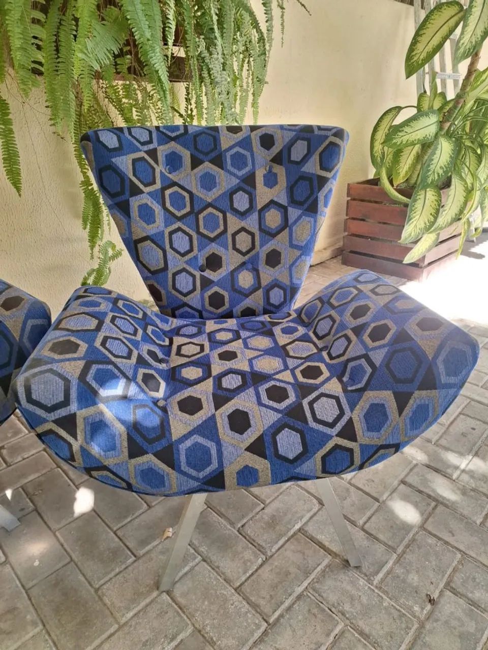 Kit 4 Cadeiras Poltronas Decorativa