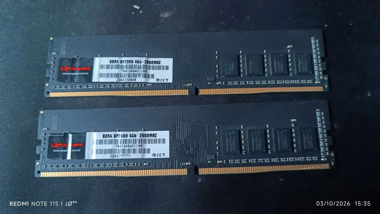 Memória ram ddr4