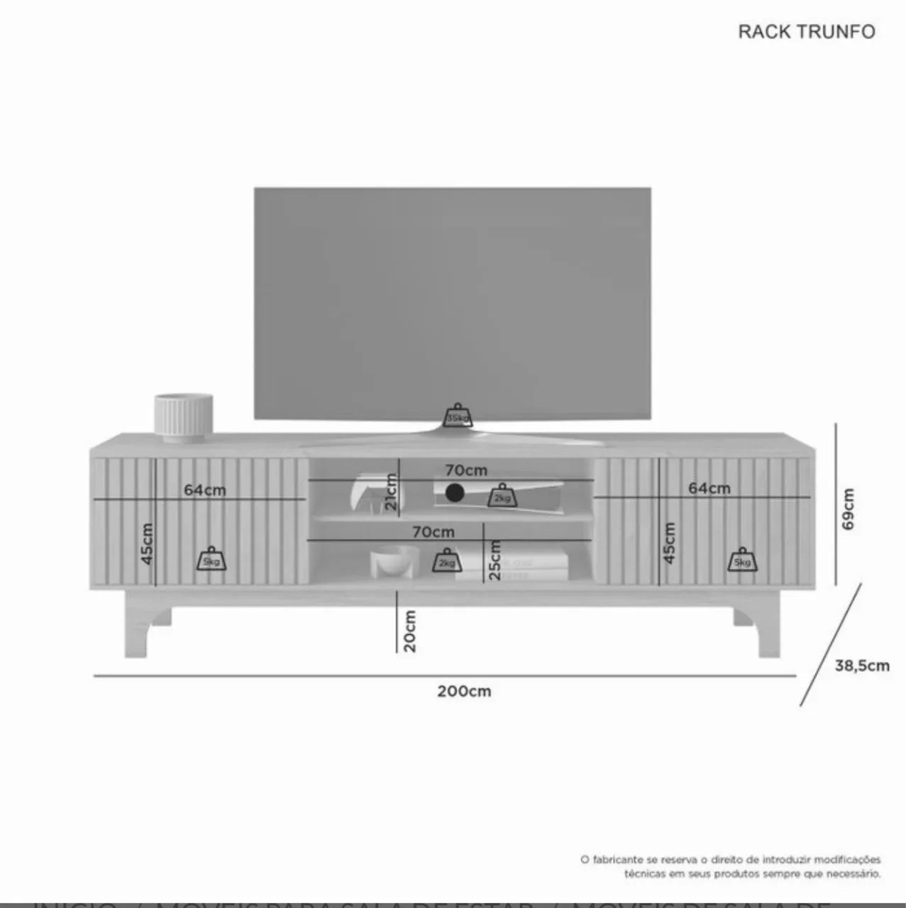 Rack Trunfo até 70? - Imponência, - Foto 3