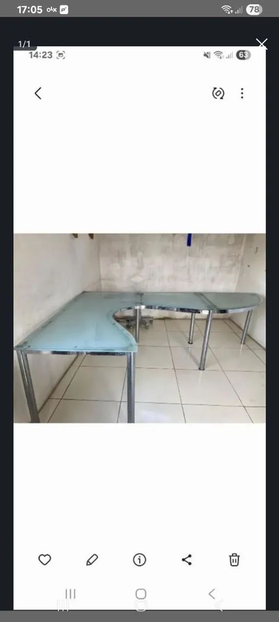 Mesa de vidro l - Foto 2