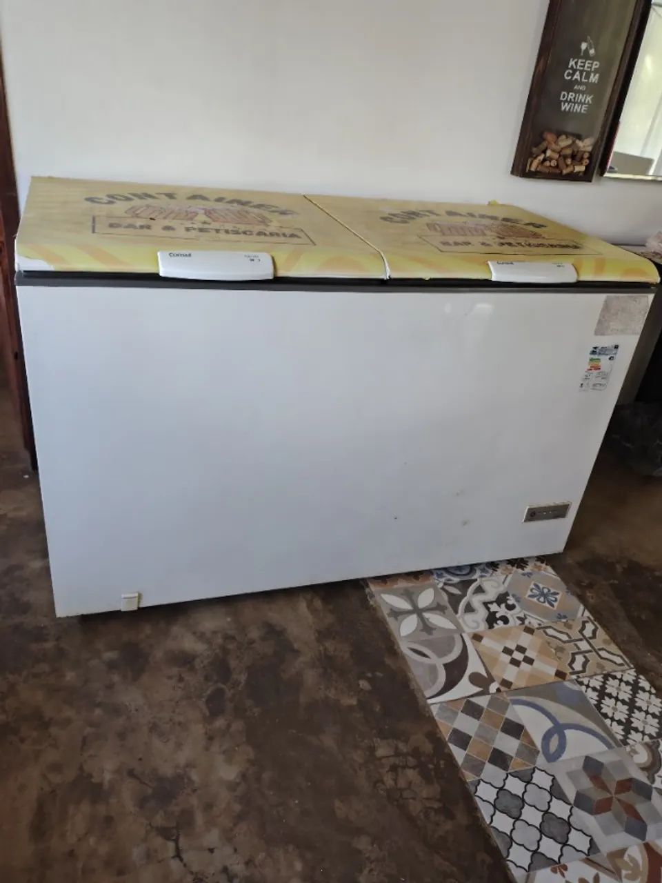 Freezer 540 litros Consul em ótimo estado..2.500 reais